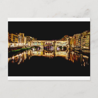 Carte Postale Ponte Vecchio de nuit