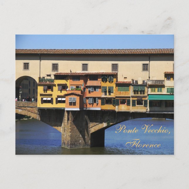 Carte Postale Ponte Vecchio, Florence (Devant)