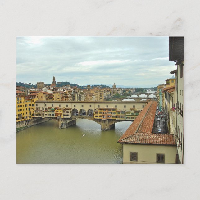 Carte Postale Ponte Vecchio - Florence, Italie (Devant)