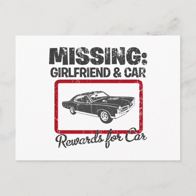 Carte Postale Pontiac GTO 1967 (Devant)