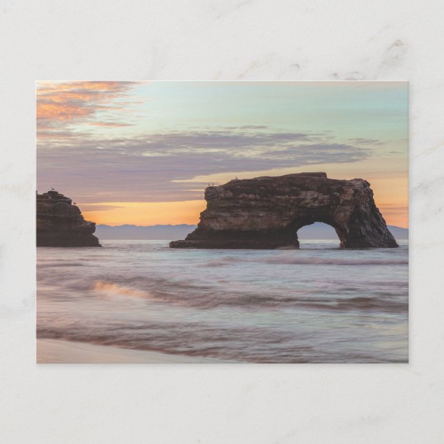 Carte Postale Ponts naturels Père Noël Cruz Californie (Devant)