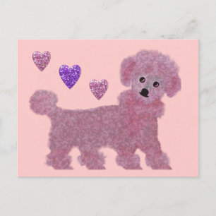 Carte Postale Poodle Luv