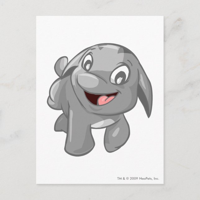 Carte Postale Poogle Silver (Devant)