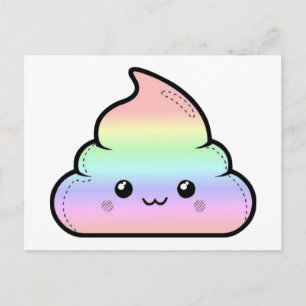 Carte Postale Poop Emoji