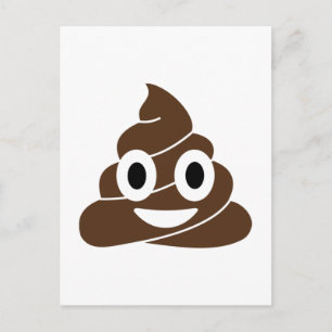 Carte Postale Poop Emoji