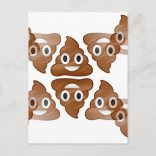 Carte Postale poop emojis