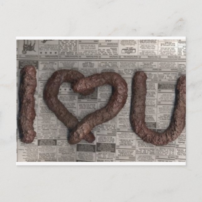 Carte postale Poop Love (Devant)