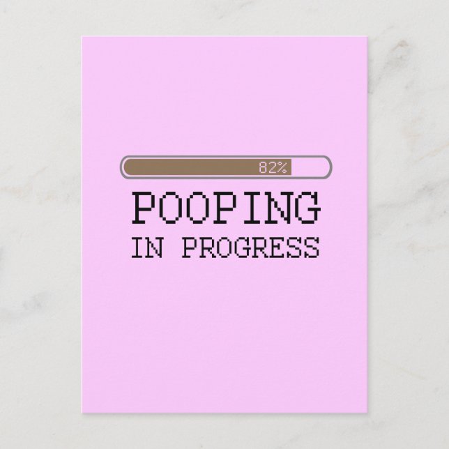 Carte Postale Pooping en cours t-shirt bébé (Devant)