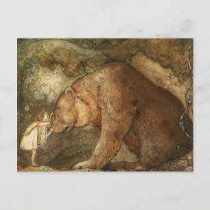 Carte Postale Poor Little Bear, 1912 par John Bauer