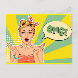 Carte Postale Pop-Art