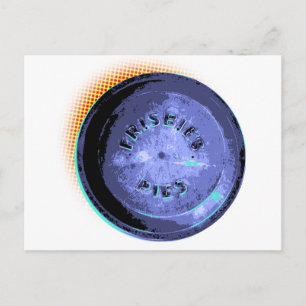 Carte Postale Pop-Art À Tarte Frisbee Originale