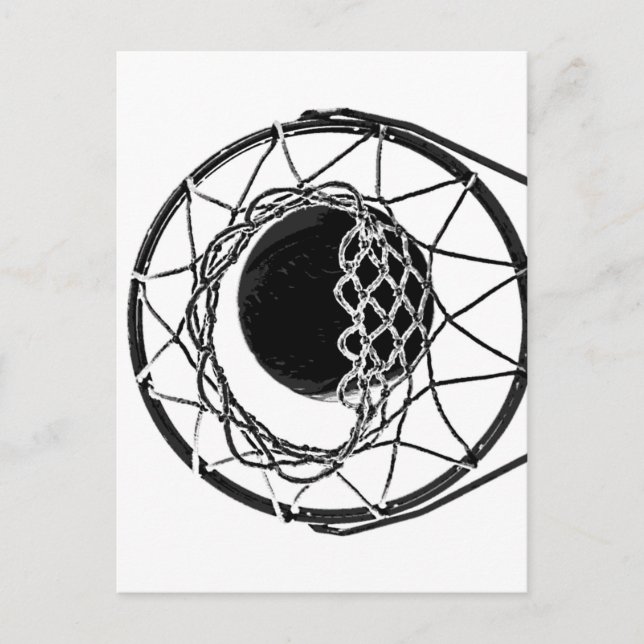 Carte Postale Pop Art Basket (Devant)