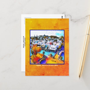 Carte Postale Pop Art Bermudes