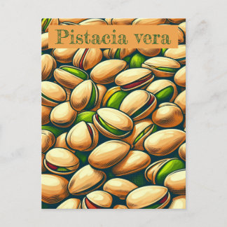 Carte Postale Pop art de la pistache
