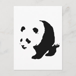 Carte Postale Pop Art Panda