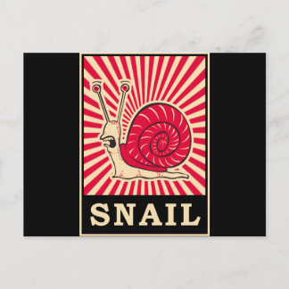 Carte Postale Pop Art Snail