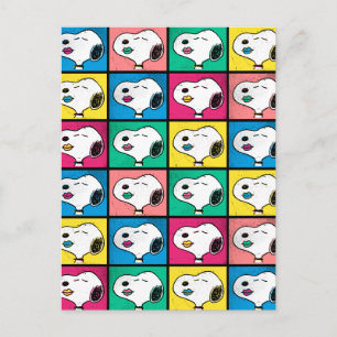 Carte Postale Pop Art Snoopy Lips Motif pour vous