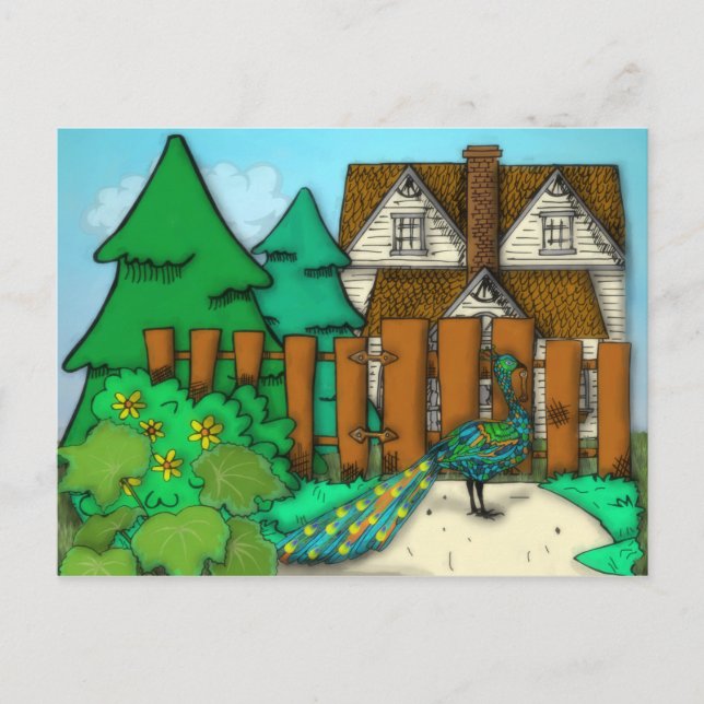 Carte Postale Pop Peacock (Devant)