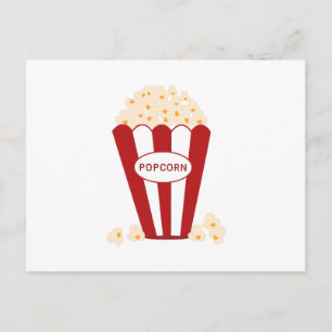 Carte Postale Popcorn