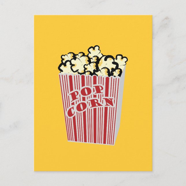 Carte postale Popcorn (Devant)