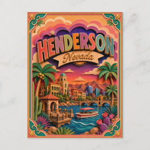 Carte Postale PopCut États Henderson Nevada Art Papier