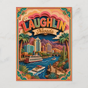 Carte Postale PopCut États Laughlin Nevada Art Papier