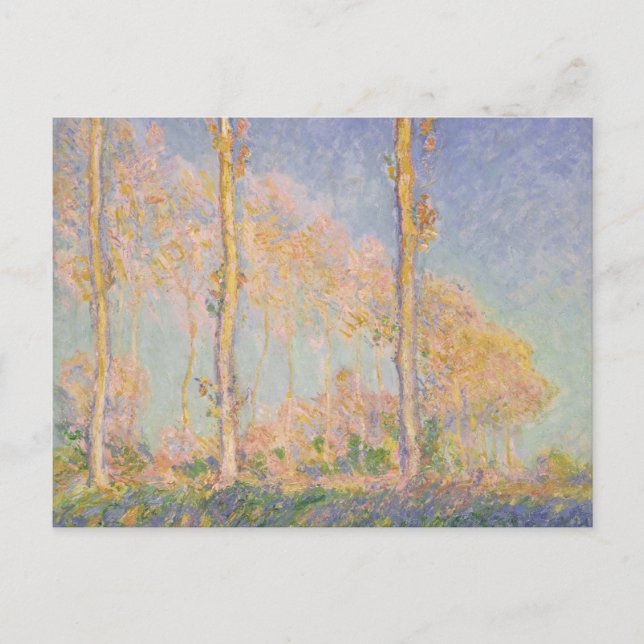 Carte Postale Poplars, impressionist landscape, Claude Monet (Devant)