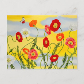 Carte postale Poppies