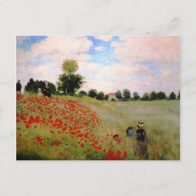 Carte Postale Poppies Monet (Devant)