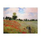 Poppies rouges par Monet - Poppy Field Parasol Fem