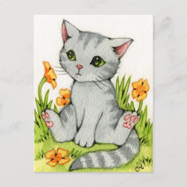 Carte Postale Poppy Garden (Devant)