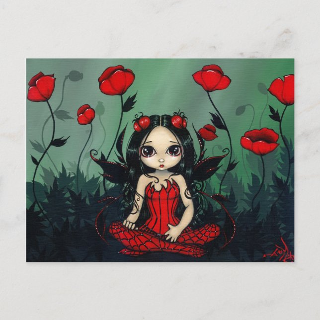 Carte postale "Poppy Garden" (Devant)