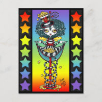 Carte postale Poppy Popcorn Pixie Stick Rainbow Ci