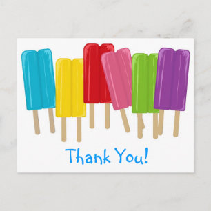 Carte Postale Popsicles et Pois