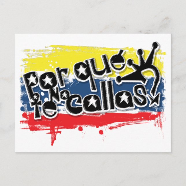 Carte Postale Por que No Te Callas Espana Rey Juan Carlos (Devant)