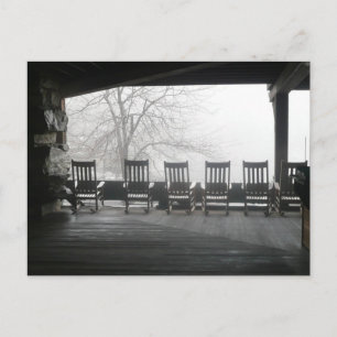 Carte Postale Porche chaise en roche avec belle vue
