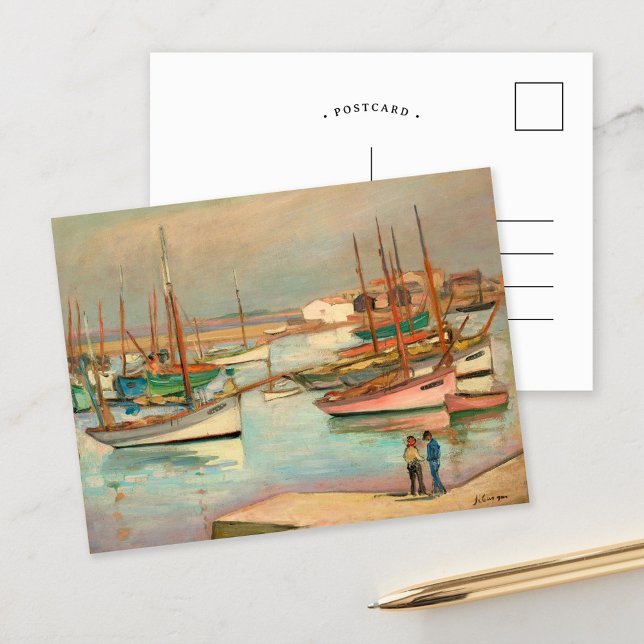 Carte Postale Port à l'Ile d'Yeu | Henri Lebasque (Créateur téléchargé)