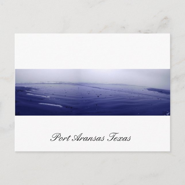 Carte Postale Port Aransas (panoramic) Fog Postcard (Devant)