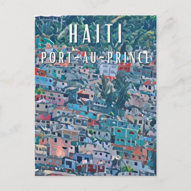 Carte Postale Port-au-Prince, une ville vibrante au cœur d'Haïti (Devant)