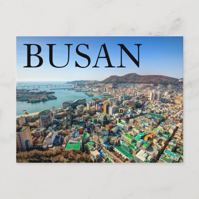Carte Postale Port City Busan | Corée du Sud (Devant)