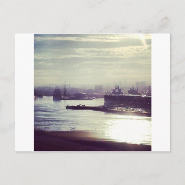 Carte Postale Port d'Aberdeen (Devant)