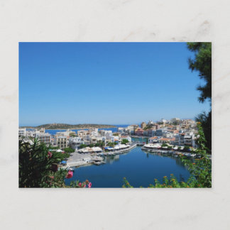 Carte Postale Port d'Agios Nikolaos