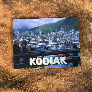 Carte Postale Port De Bateaux À Kodiak, Alaska