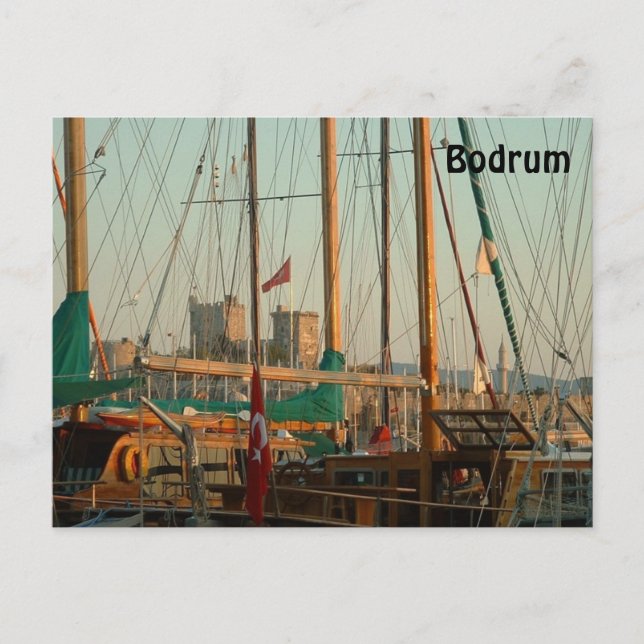 Carte Postale Port de Bodrum (Devant)