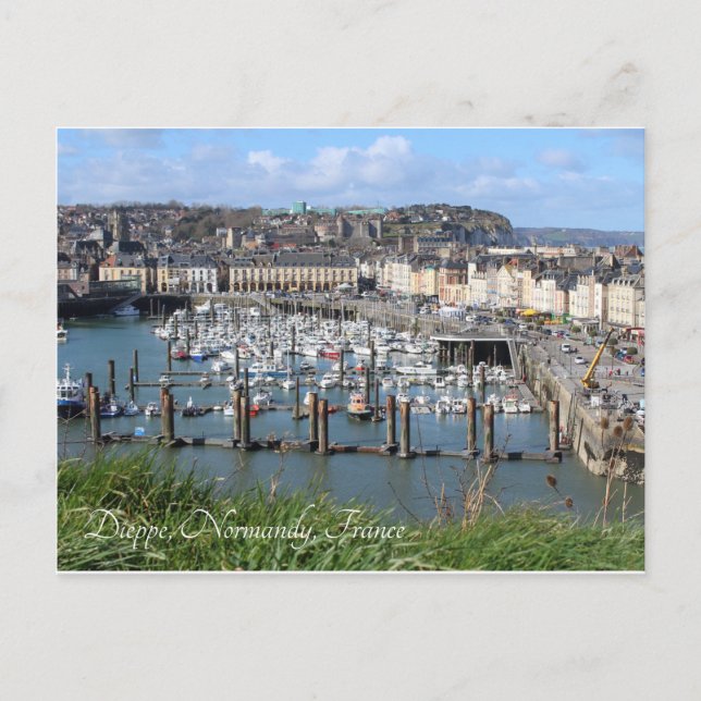 Carte Postale Port de Dieppe, Normandie, France, (Devant)