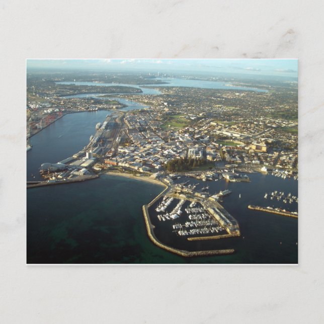 Carte Postale Port de Fremantle, Australie-Occidentale (Devant)