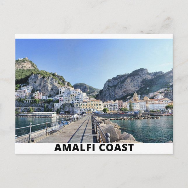 Carte Postale Port de la côte amalfitaine (Côte amalfitaine) (Devant)