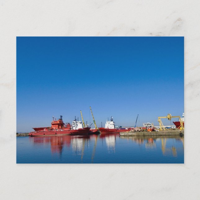 Carte postale 'Port de Leith, Edimbourg' (Devant)