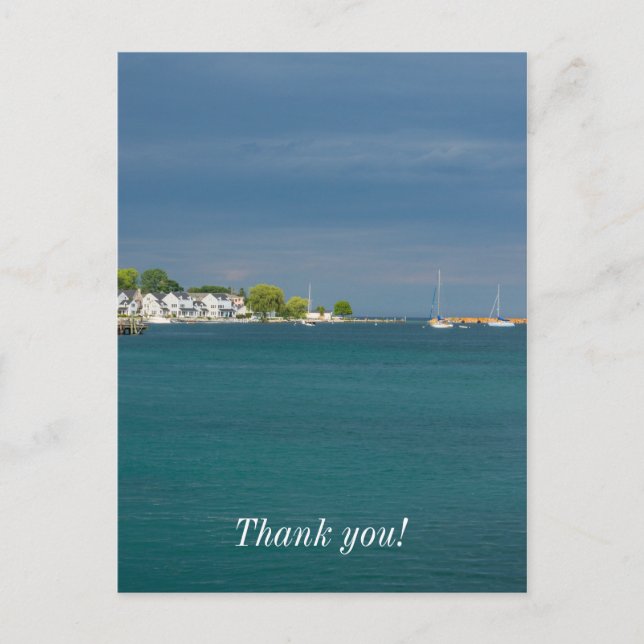Carte Postale Port de Mackinac Island (Devant)