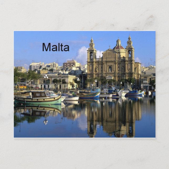 Carte Postale Port de Malte Vallete (St.K.) (Devant)